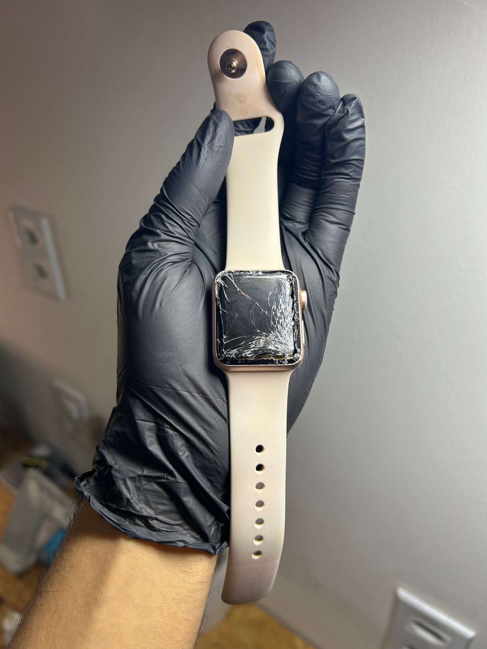Apple Watch vidro quebrado
